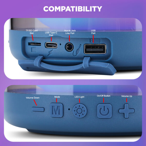 Dmes DS9 Portable Bluetooth Speaker TWS Wireless Speaker | 9D Surround Sound | 3h Battery Life