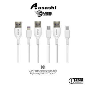 DMES DC1 2.1A Fast Charge L-ning | Type-C | Micro USB Data Cable