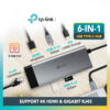 TP-Link UH6120C USB Type-C 6-Port Hub