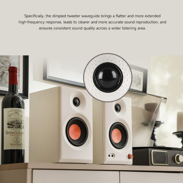 Edifier MR3 Bluetooth Studio Monitor Speaker - Balanced TRS | Headphones Output | Hi-Res Audio | 92.5dB SPL | 36W RMS