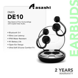 1824b70d5d0132a83ef60fa5994c9a48.jpeg Dmes DE10 Open Ear Earphones Bluetooth 5.4 Wireless OWS Air Conduction Earbuds | IPX4 Waterproof | 4h Battery Life
