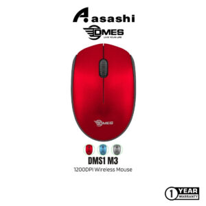 1bc74ea7239f90404a4942febd2e13f4.jpeg DMES DMS1-M3 2.4G Wireless Mouse with USB Nano Receiver / 1200 DPI / Total 3 Buttons / 1 Year Warranty