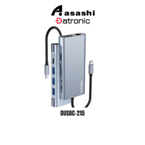 1cddb0764c080dc60e31110a3f8330c0.jpeg Datronic 11in1 USB-C to HDMI / VGA / USB3.0 x 3 / SD / TF / 100wPD / 1000mbps RJ45 / 3.5mmAudio / USB-C DUSBC-215