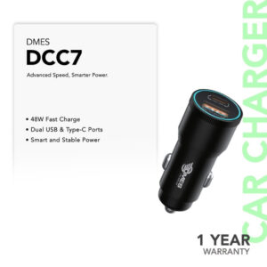 2186366f6668c89546618fc4eda8a177.jpeg Dmes DCC7 48W Fast Charging Car Charger Cigarette Lighter With USB Type C Dual Ports