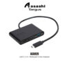 Targus ACA929 USB-C 3-in-1 Multiport Video Adapter (Black)