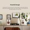 Edifier MR3 Bluetooth Studio Monitor Speaker - Balanced TRS | Headphones Output | Hi-Res Audio | 92.5dB SPL | 36W RMS