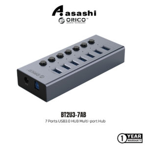 3650700c4e8af26750d10bba6184b0cb.jpeg ORICO BT2U3-7AB 24W 7 Ports USB3.0 HUB Multi-port Hub With Individual Switches