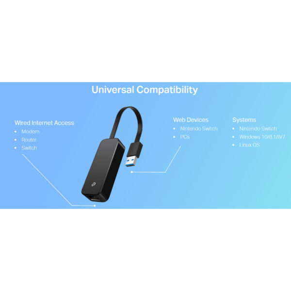 TP-Link UE306 USB 3.0 to Gigabit Ethernet Network Adapter