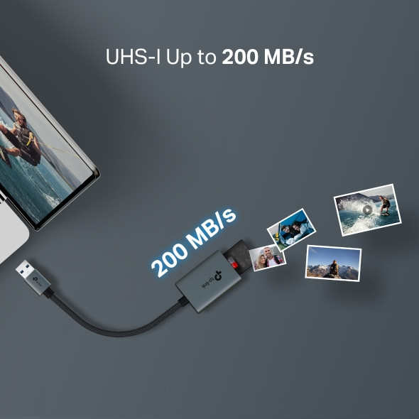 TP-Link UA430 USB Type-A to SD&TF 3.0 Adapter