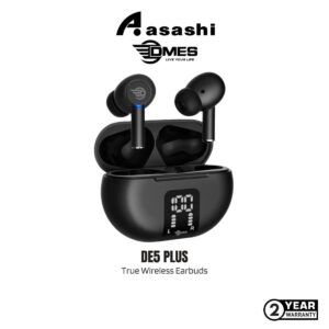DMES DE5 Plus True Wireless Earbuds Bluetooth 5.3 TWS Sport Gaming Earbuds with ENC - 2 Years Warranty