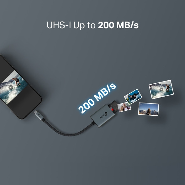 TP-Link UA430C USB Type-C to SD&TF 3.0 Adapter