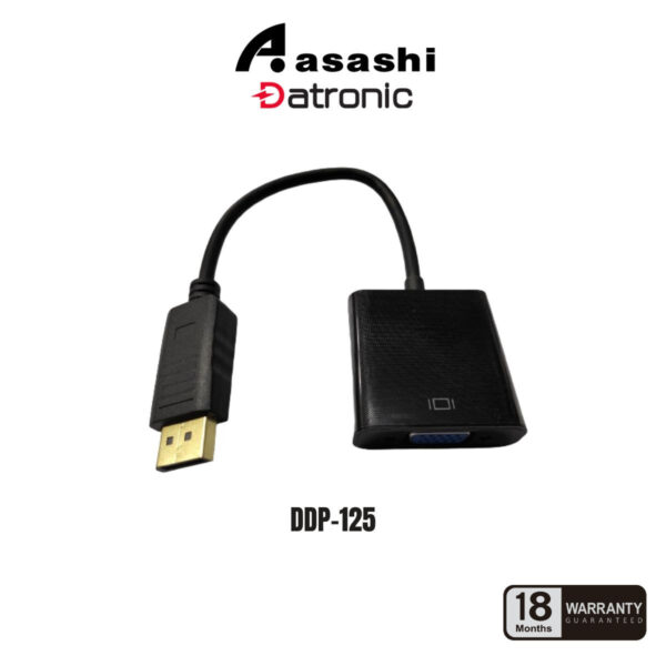 Datronic Display Port to VGA Adapter DDP-125 18month warranty