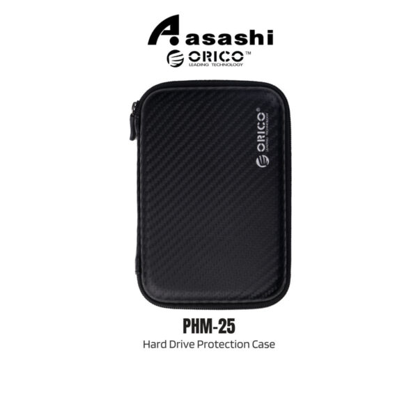 ORICO PHM-25 2.5" Hard Drive Protection Case - Carbon Fibre Black