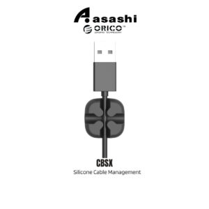 5f95a246f11d029c131def372ccc4d90.jpeg ORICO CBSX Silicone Cable Management X Shape - Black