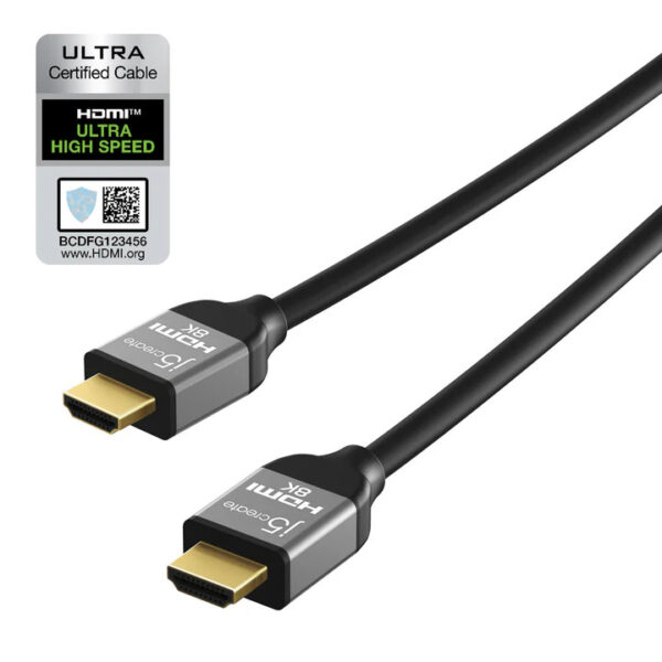 J5Create JDC53L10/JDC53L30 Ultra High Speed HDMI(Support up to 8K @60Hz, 4K @120hz, bandwith up to 48Gbps)