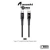 DMES DC8 Type C To Light 3A 30W Cable QC 3.0 Fast Charging Phone Cable with Wear Resisting High Density Nylon Cable