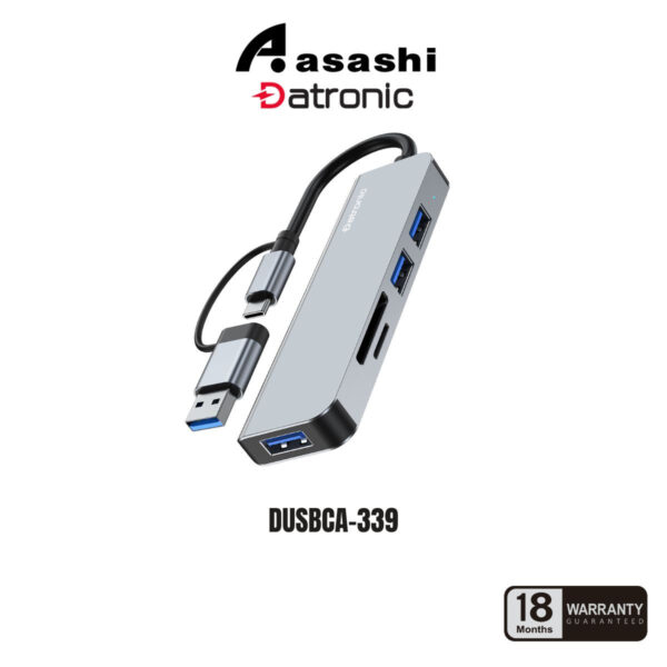Datronic 2in1 USB-C & USB3.0 to USB3.0 / SD / TF / USB2.0 x 2 HUB DUSBCA-339 18month warranty