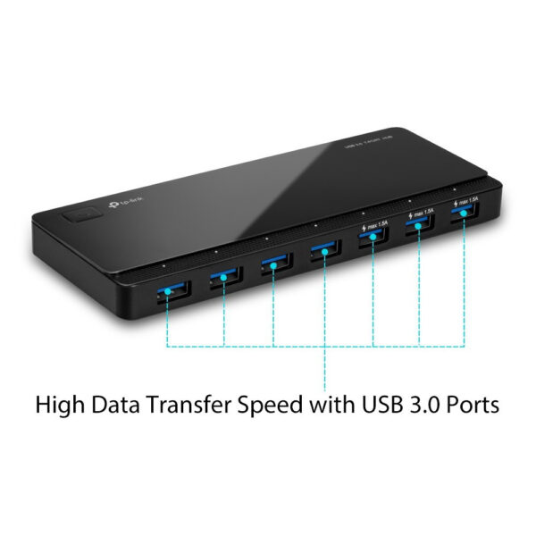 83f13f2931ae414404d87f76fb6ce6e7.jpeg TP-Link UH700 USB 3.0 7-Port Hub
