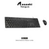 Targus TG-AKM600 BK / AKM600 / KM600 Wired Keyboard Mouse Combo