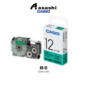 [ORIGINAL] Casio XR-12 12mm  EZ-label Tape Cartridge / Optional XR-12X1 XR-12WE1 XR-12YW1 Genuine / XR-12BU1