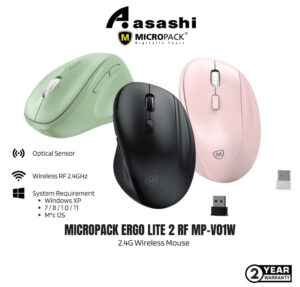 Micropack Ergo Lite 2 RF2.4G Wireless Mouse MP-V01W