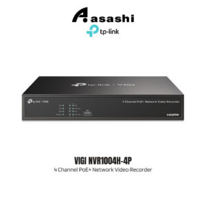 Tp-Link VIGI NVR1004H-4P VIGI 4 Channel PoE+ Network Video Recorder