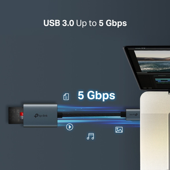 TP-Link UA430 USB Type-A to SD&TF 3.0 Adapter
