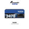Brother TN-3478 Genuine Monochrome Toner Cartridge, Black, Page Yield up to 12,000 pages