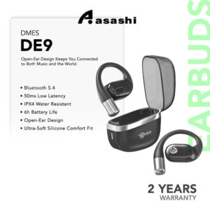 d576efe78d418e22b491ec38e82475b8.jpeg Dmes DE9 Open Ear Earphones Bluetooth 5.4 Wireless OWS Air Conduction Earbuds | IPX4 Waterproof | 6h Battery Life