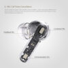 Dmes PureSound ANC Wireless Earphones 5.4 Bluetooth Earbuds | Active Noise Cancellation | Call ENC | 32h Battery Life