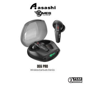 DMES DE6 Pro Wireless Earbuds Stereo Sport Gaming Bluetooth 5.3 TWS Earbuds with High Quality Sound with Super Bass