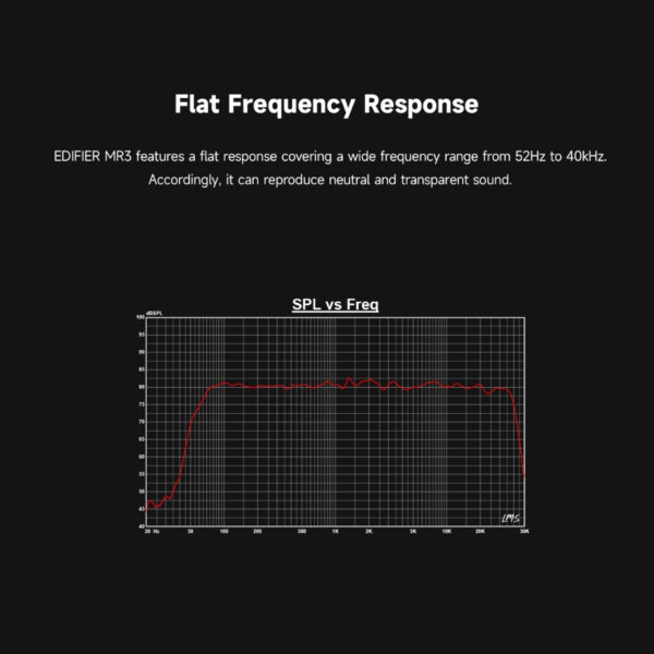 Edifier MR3 Bluetooth Studio Monitor Speaker - Balanced TRS | Headphones Output | Hi-Res Audio | 92.5dB SPL | 36W RMS