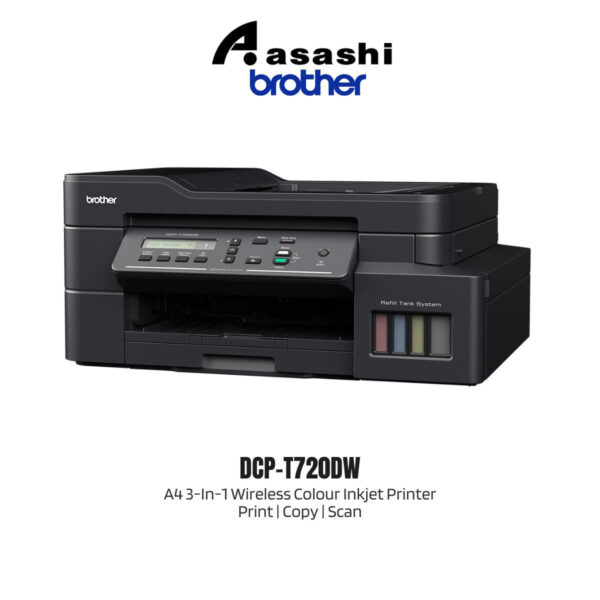 Brother DCP-T720DW Ink Tank Printer (Print,Scan,Copy.Wireless,Wifi direct,Duplex)