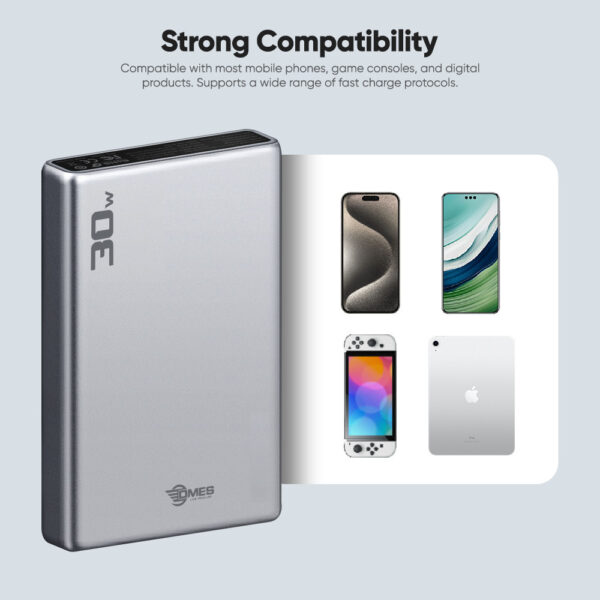 Dmes CoreCharge 30W 10000mAh Powerbank Fast Charging Powerbank For IP 15 Pro Max Samsung S24 Ultra