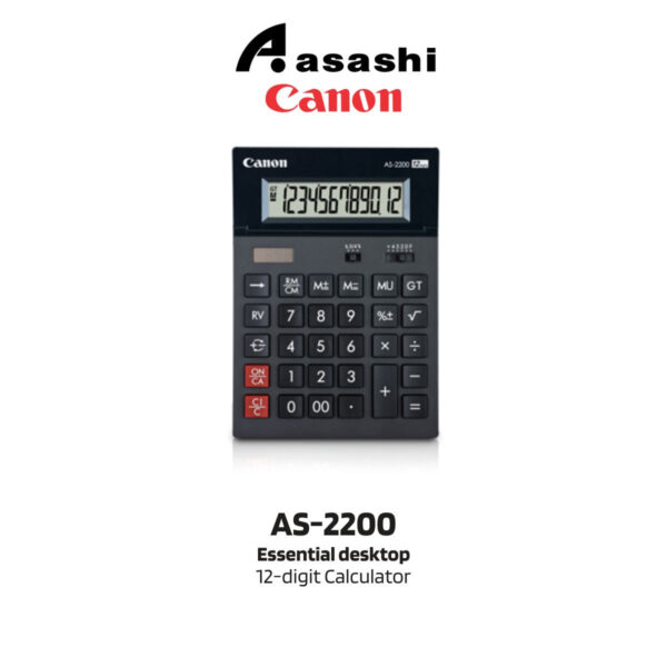 Canon AS-2200 12 Digits Desktop Calculator
