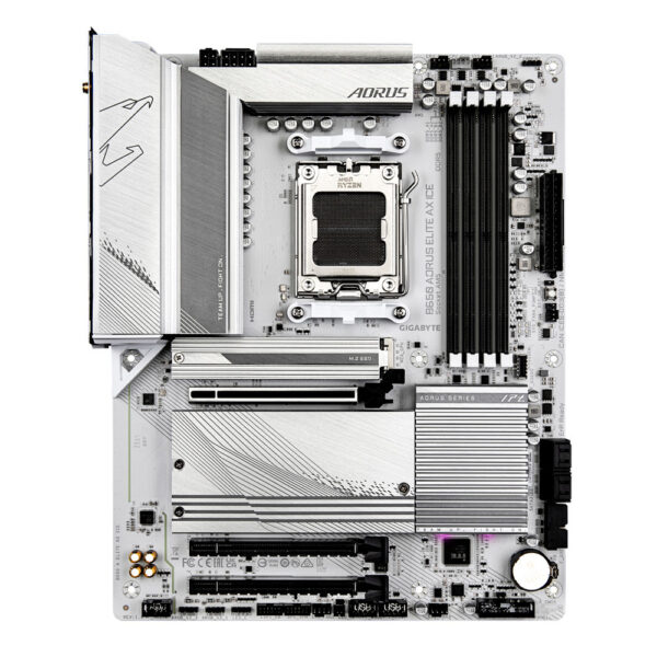 AMD Ryzen 7 7800X3D + GIGABYTE B650 Aorus Elite AX ICE White Wi-Fi 6E AM5 Gaming Motherboard 7600/7700/7900X/7950X