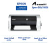Epson DLQ-3500II 24-pin, 136 columns, 550cps (high speed draft@10cpi), 1+7 copies, Parallel, USB Port