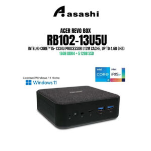 Acer Aspire Revo Box RB102-13U5U RB102-13U7U Mini PC Desktop NUC Intel Core i5-1334U i7-1355U 16GB D4 512GB SSD