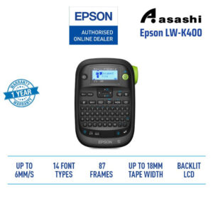 2f4129c5bc3da9603b960954e88fd5fb.jpeg Epson Label Work LW-K400 Printer (Warranty 1Years + 2Years online Register)