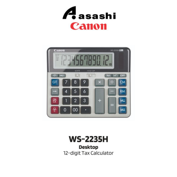 Canon WS-2235H 12 Digit Tax Calculator