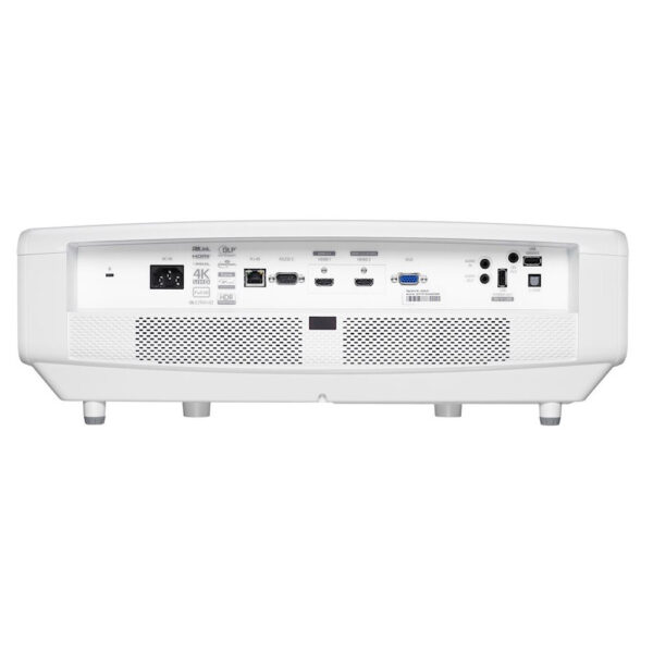 Optoma ZK507-W 5000 Lumens, 300,000:1 Contrast Ratio, LASER 4K UHD 2160p, Full 3D supported, HDR Compatible, HDMI v2.0, / MHL 2.1, HDMI 1.4a, Vertical Lens Shift, Laser Life up to 20,000 hours, Projector