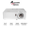 Optoma ZH507 DLP 5500 Lumens, 300,000:1 Contrast Ratio, DuraCore LASER Full HD Resolution, Full 3D supported, 2x HDMI, 1x VGA Input, Vertical Lens Shift, 4 Corner Adjustable, Laser Life up to 30,000 hours Projector