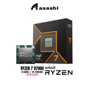 AMD RYZEN 7 9700X 32MB 3.8GHz UP TO 5.5Ghz CACHE AM5 PROCESSOR