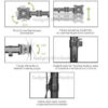 Brateck LDT07-C036 Economy Steel LCD Vesa Desk Mount For most 13"-27" LCD monitors