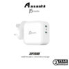 J5Create JUP2440F 40W PD USB-C 2-Port Mini Charger