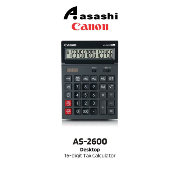 Canon AS-2600 14 Digit Calculator