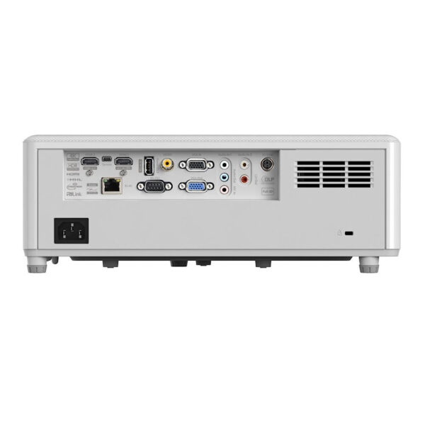 Optoma ZH406ST-W Short Throw Projector, 4000 Lumens, 300,000:1 Contrast Ratio, DuraCore LASER Full HD