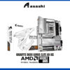 AMD Ryzen 7 7800X3D + GIGABYTE B650 Aorus Elite AX ICE White Wi-Fi 6E AM5 Gaming Motherboard 7600/7700/7900X/7950X