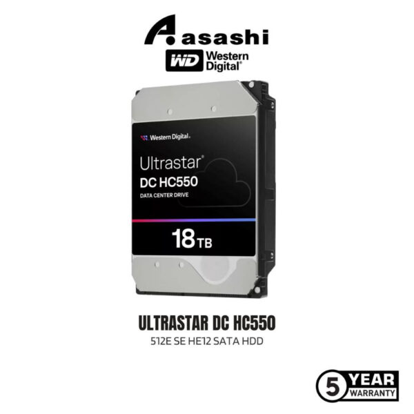 Western Digital WD Enterprise 3.5" ULTRASTAR SATA Series 7200rpm 512E SE HE10 / HE12 HDD 10TB/12TB/14TB/16TB/18TB