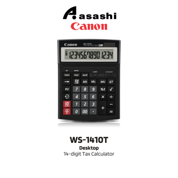 Canon WS-1410T 14 Digit Tax Calculator